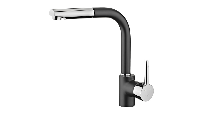 View 1 of sink tap ARK 938 Black by Teka
