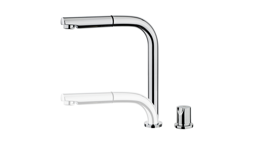 View 1 of sink tap AUK 983 Chrome by Teka