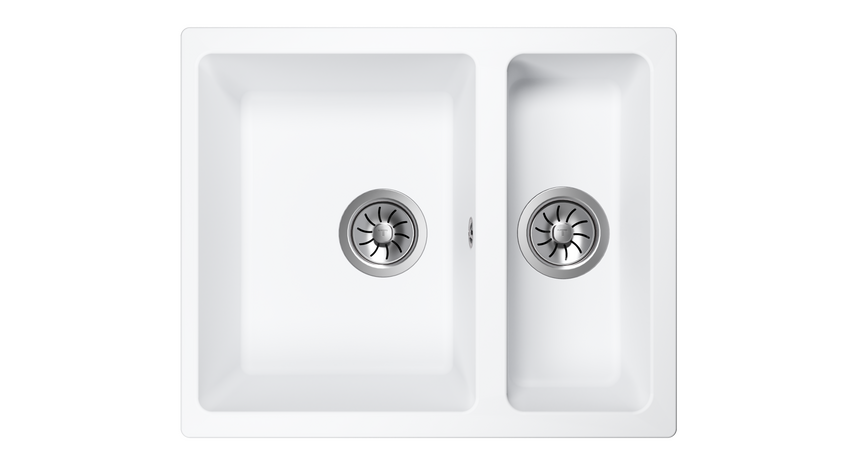 View 1 of sink Radea 555.460 TG White by Teka